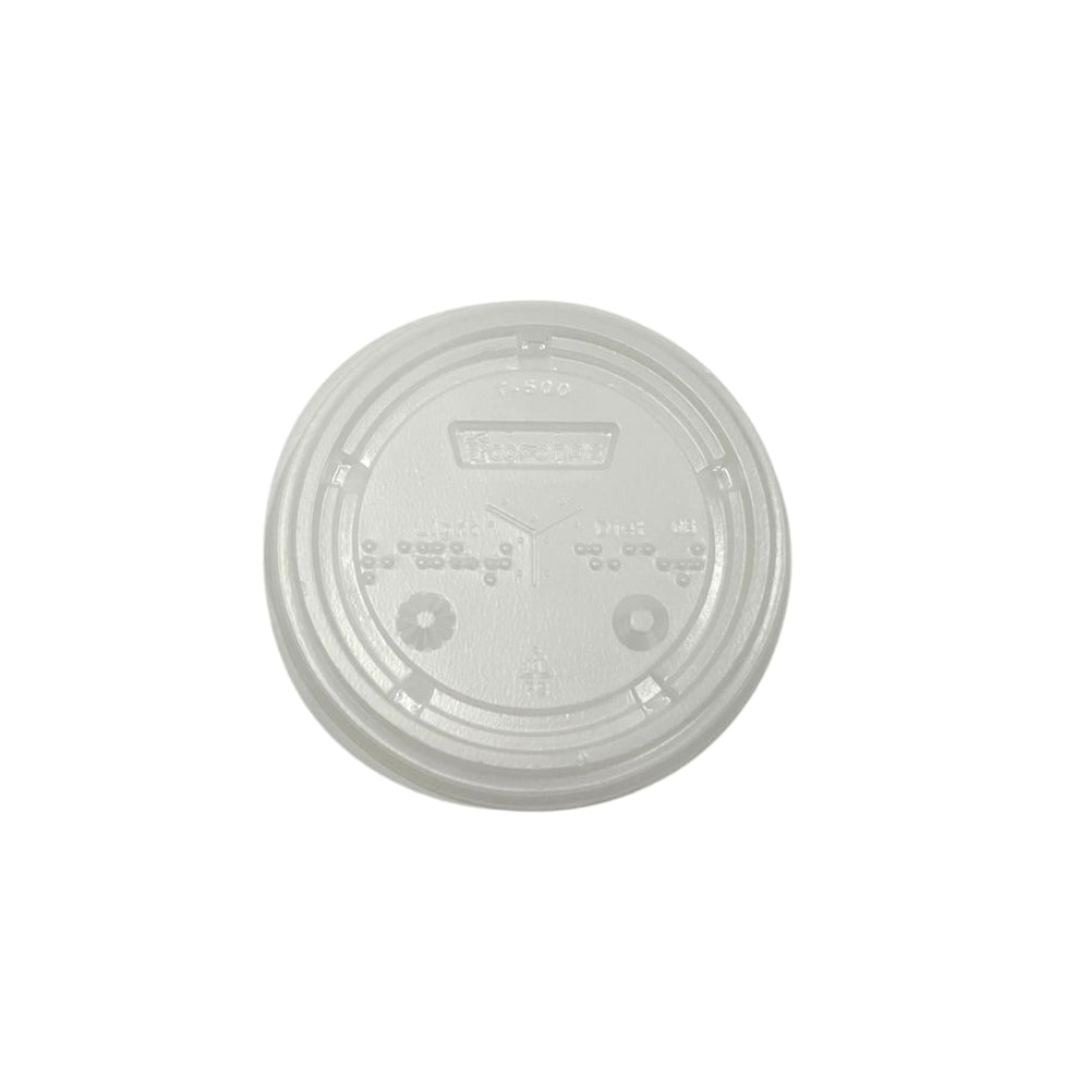 Tampa para Pote 200ml e Copos 400/500/550ml transparente Copomais com 50 unidades - e - dona