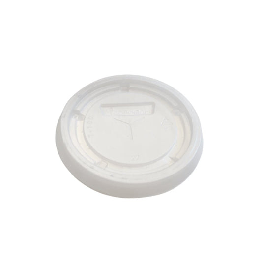 Tampa para Pote de 100ml e copos de 180/200ml Transparente Copomais com 100 unidades - e - dona