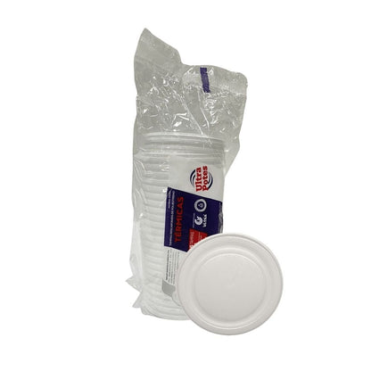 Tampa para Pote de Isopor 500ml Ultratherm com 50 unidades - e - dona