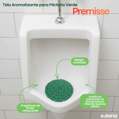 Tela Aromatizante para Mictório Verde Limão Premisse - e - dona