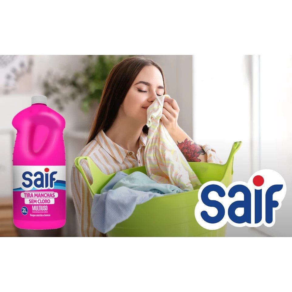 Tira Manchas Sem Cloro Multiuso 3L Saif - e - dona
