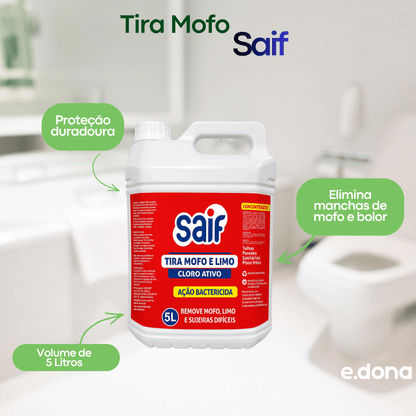 Tira Mofo 5 Litros Saif - e - dona