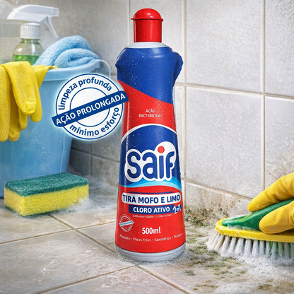 Tira Mofo e Limo com Cloro Ativo Saif 500ml - e - dona