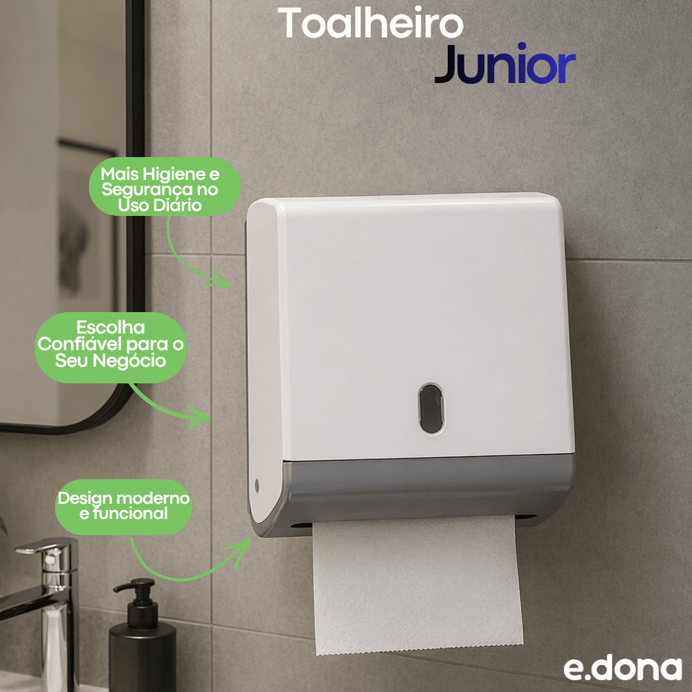 Toalheiro Junior para Papel Interfolha 2/3 Dobras N° 15 - e - dona