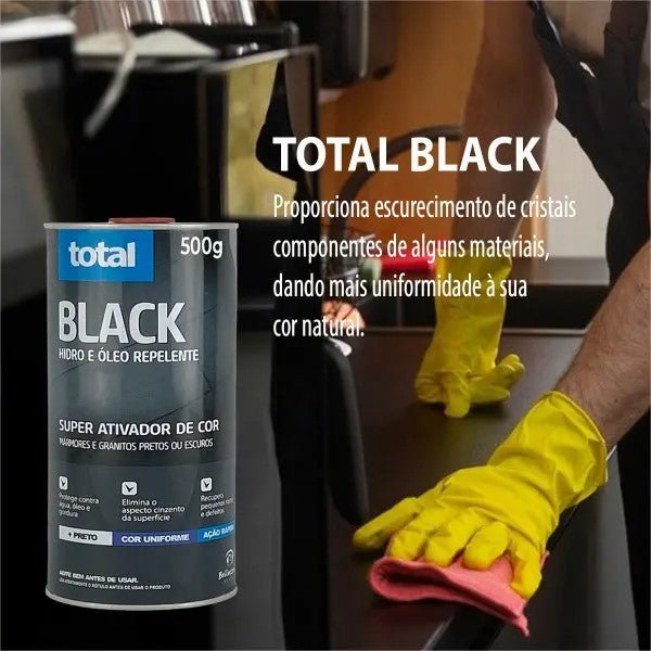 Tonalizante Ativador De Cor E Impermeabilizante 100% Black 900ml Bellinzoni - e - dona