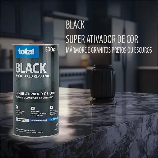 Tonalizante Ativador De Cor E Impermeabilizante 100% Black 900ml Bellinzoni - e - dona