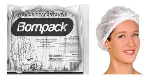 Touca Bompack Tnt Branca Sanfonada - e - dona