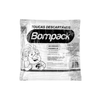 Touca Bompack Tnt Branca Sanfonada - e - dona
