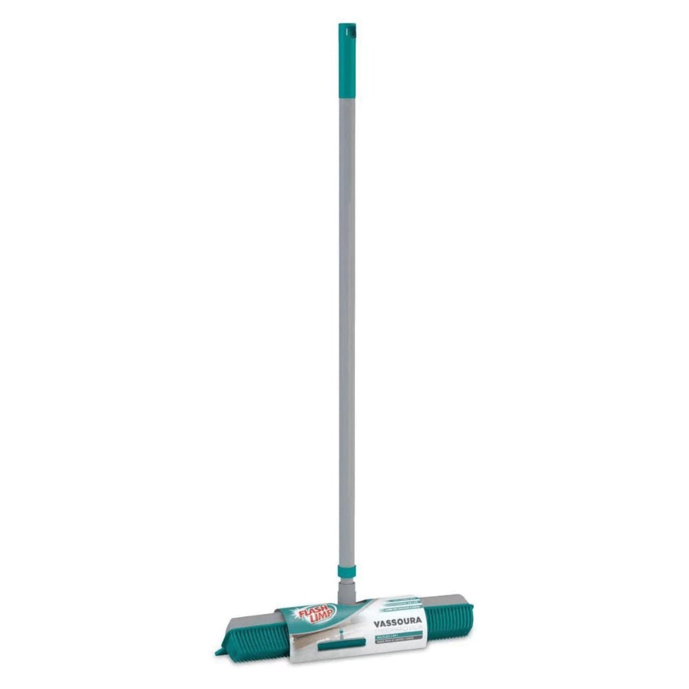Vassoura Emborrachada 2 em 1 Flash Limp Varre e Limpa sem Riscar - e - dona